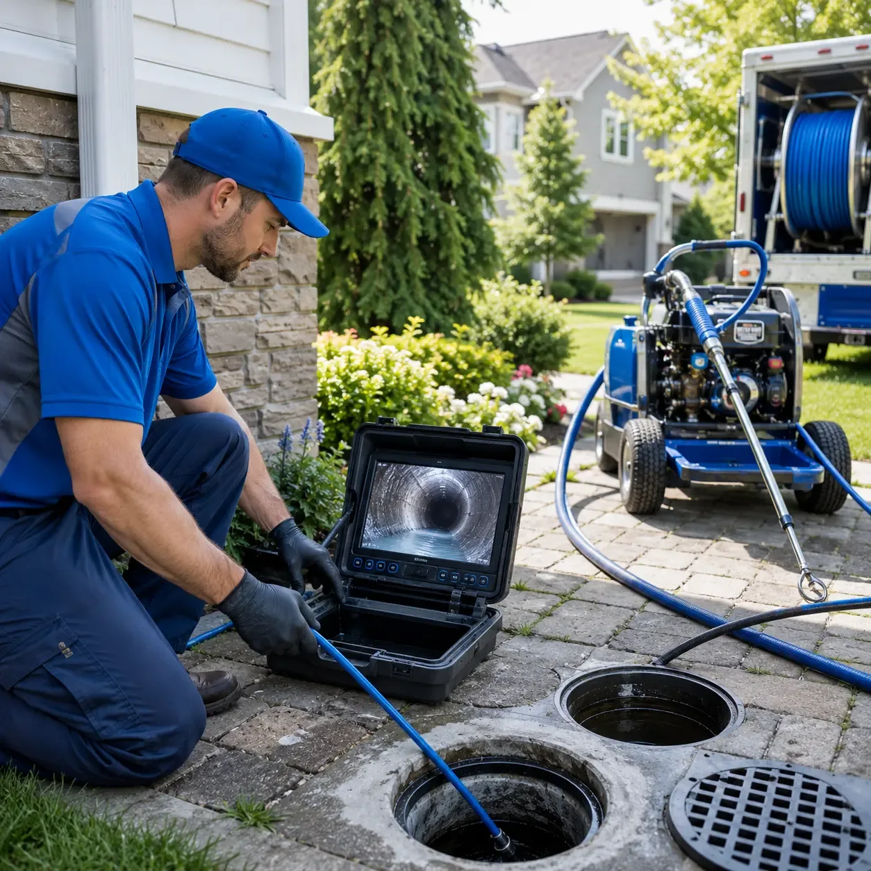 Outdoor drain cleaning professionals serving Cove, AR